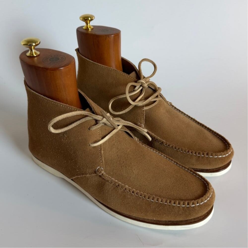 EUC Rancourt & Co. x Eastland Suede Chukka Boots Ankle Made in Maine USA 11 D